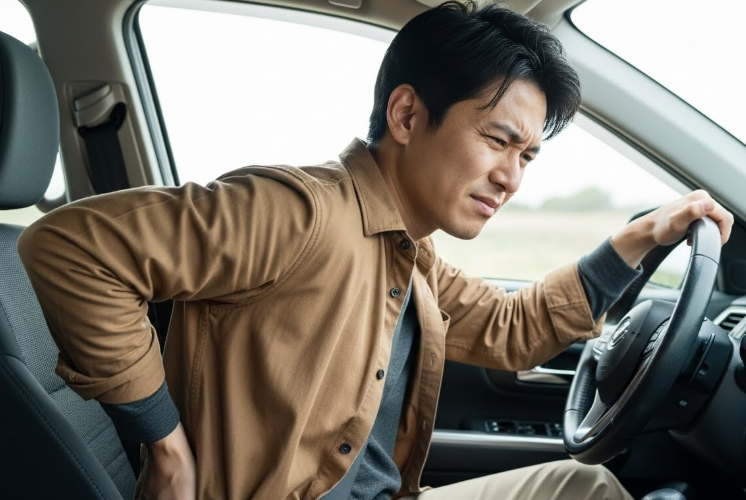 【運転中に腰が痛い…冬の車内で起こりやすい姿勢の崩れ】