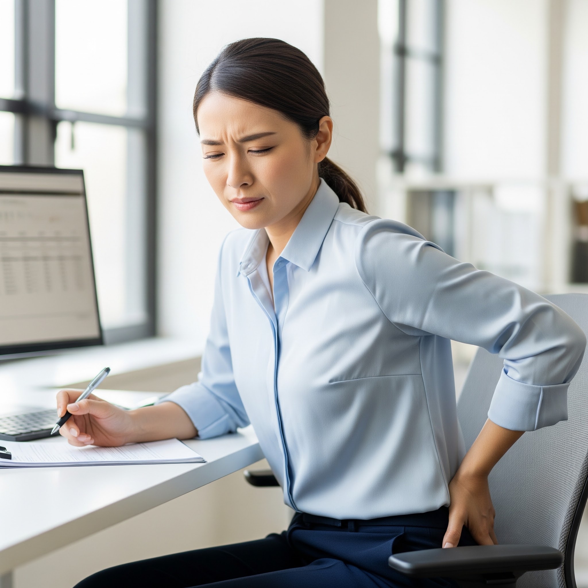 座っているとお尻が痛い原因とは？デスクワークで増える隠れた負担