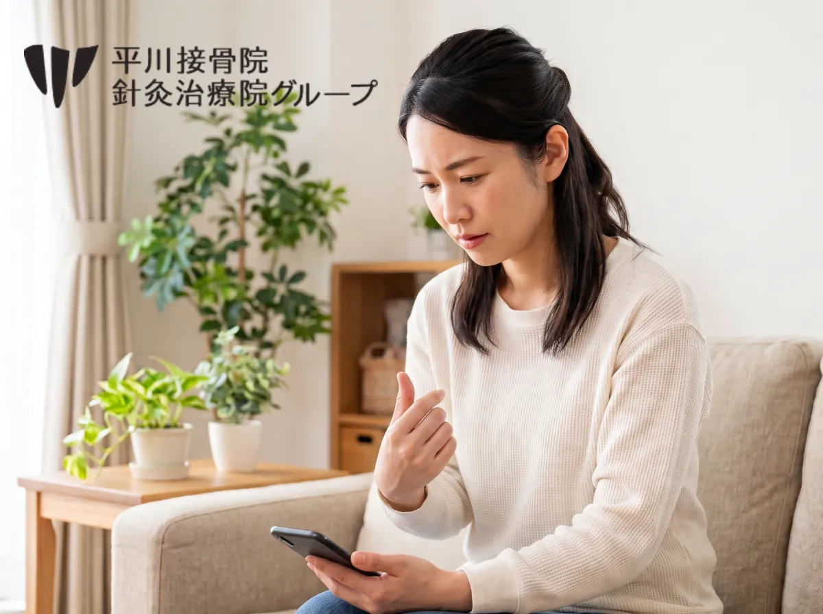 スマートフォンの操作で指や手首が痛む？腱鞘炎を防ぐ日常の意識