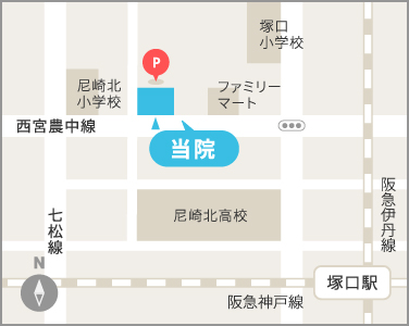 箕面市役所前院マップ