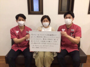 1日中足の痛みを気にせず過ごせるようになりました！