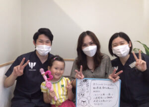 2週間後には自転車で送迎できるようになりました！