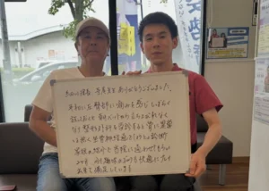 朝ベッドから立てないほどの坐骨神経痛が改善！趣味のゴルフも快適！