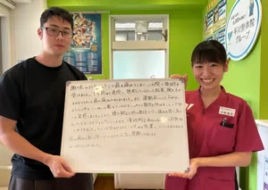 バドミントンで痛めた肩が改善！「腕を上げるのもつらかった痛みがなくなりました」