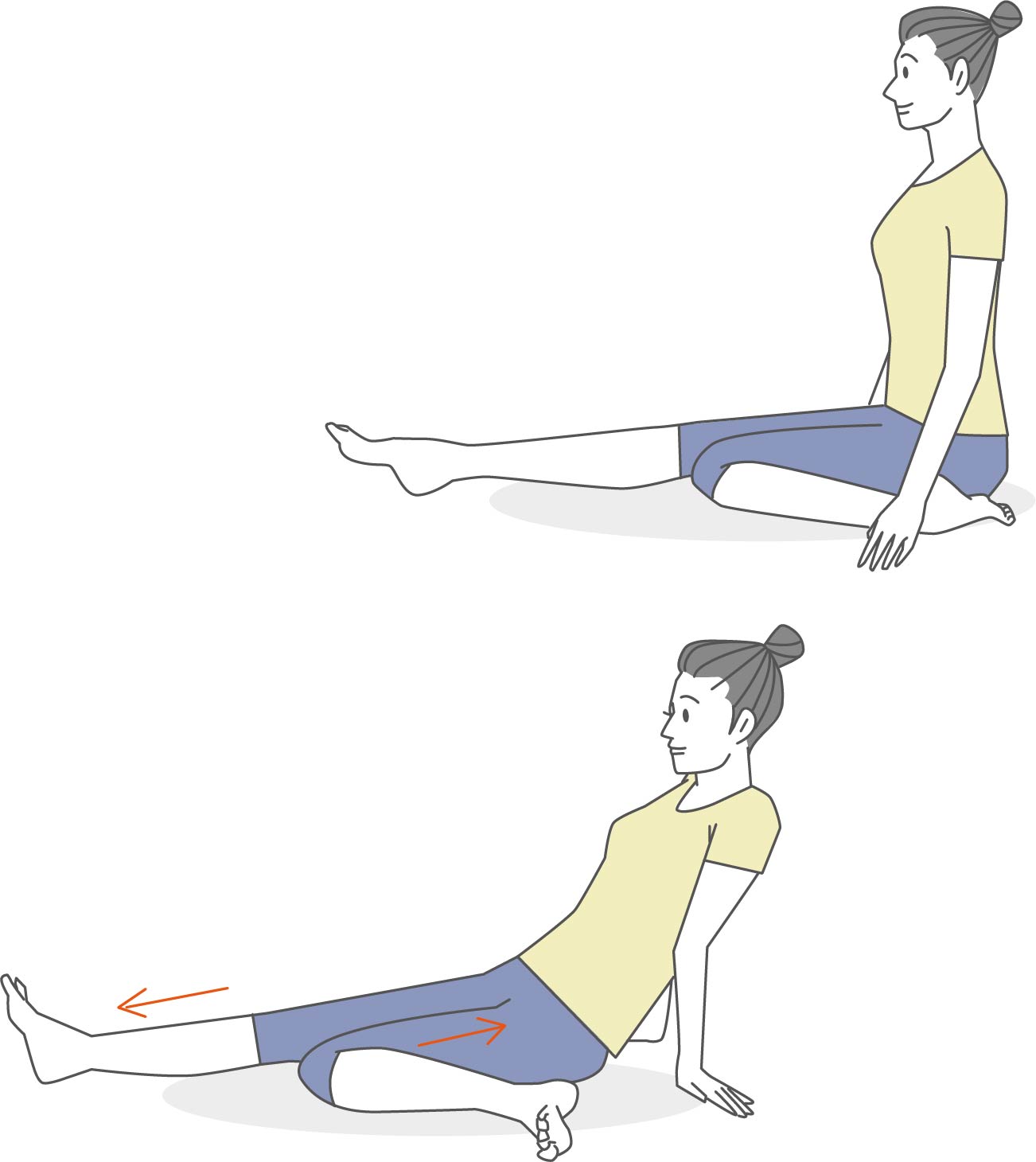四頭筋ストレッチ