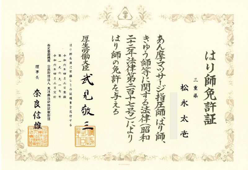 免許証