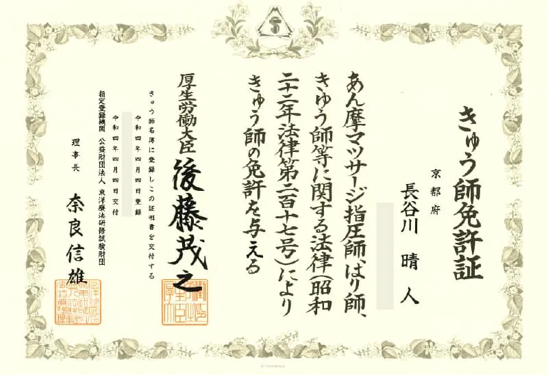 免許証