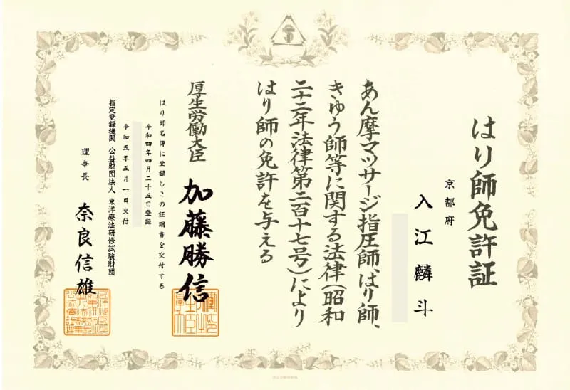 免許証