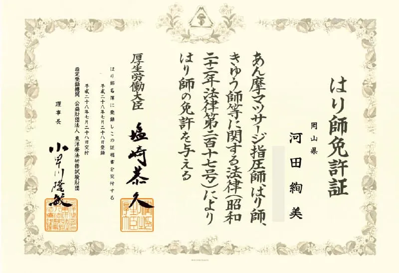 免許証