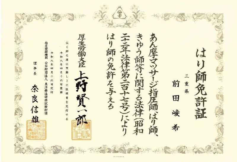 免許証