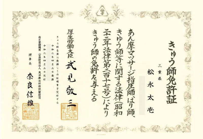 免許証