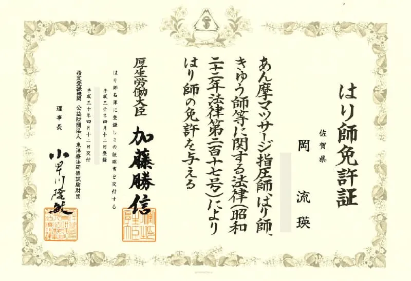 免許証