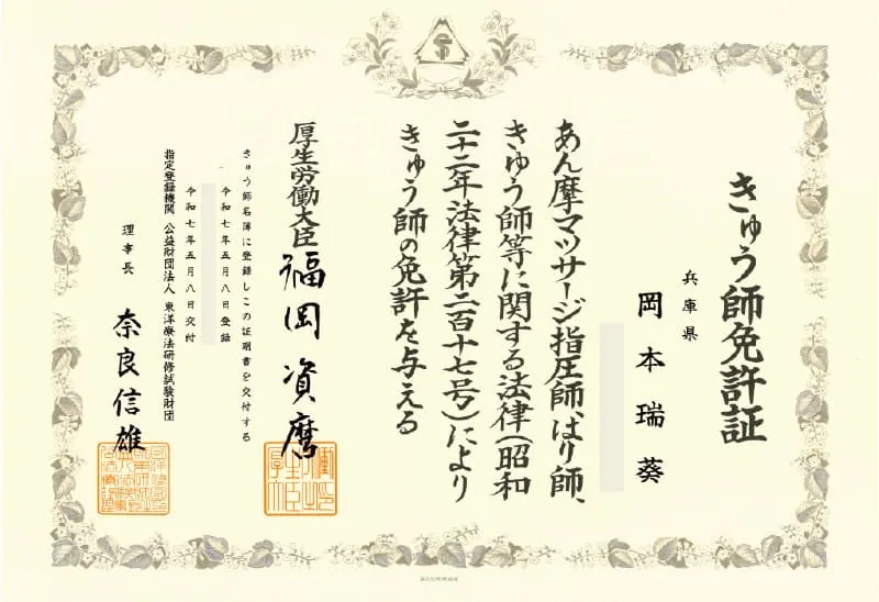 免許証