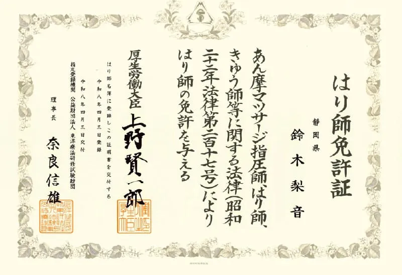 免許証
