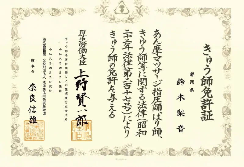 免許証