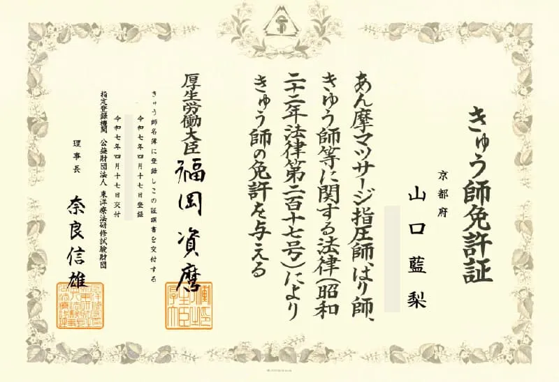 免許証