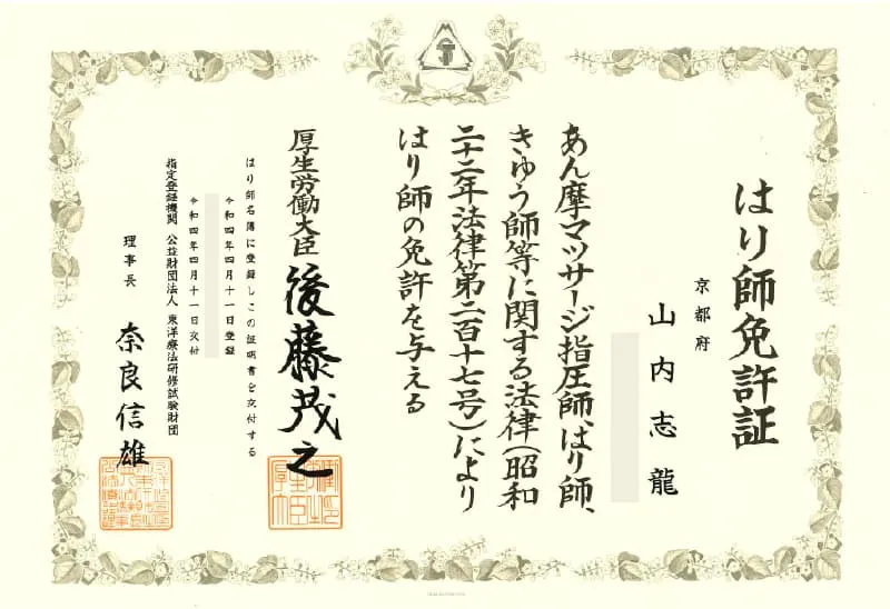 免許証